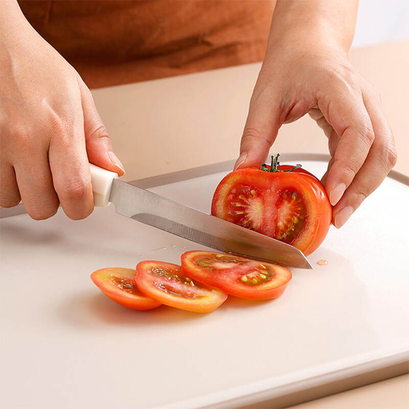 Bộ dao 5 món LocknLock gồm 4 dao, 1 khối đỡ dao dán tường bằng PP - Màu Ivory - CKK307S5, , large image number null